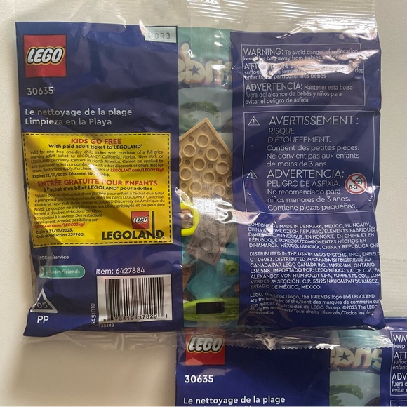 LEGO FRIENDS Legos 30635 Beach Cleanup with Otter 52 pcs Building Toy 2 Sets New - Picture 4 of 9